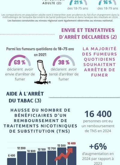 Infographie Le tabagisme à La Réunion